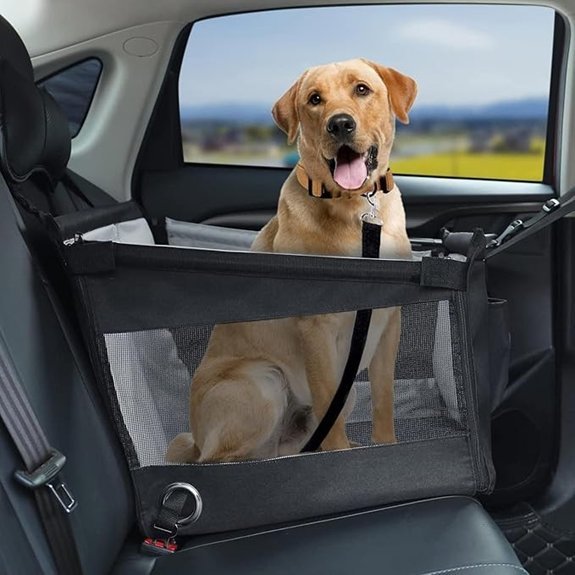 JIANYANA 2-in-1 Dog Car Seat & Travel Bed