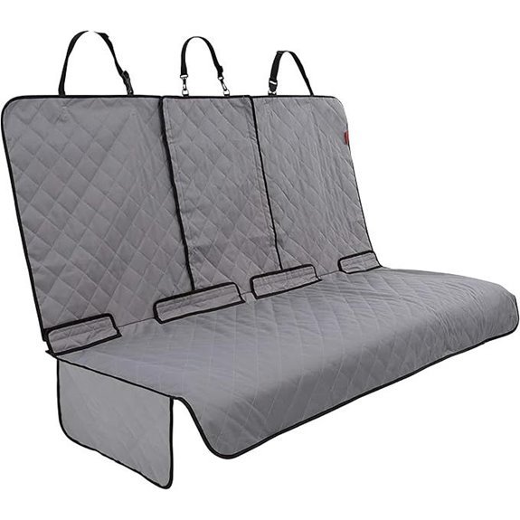 LUSSO GEAR Dog Car Seat Cover for Back Seat