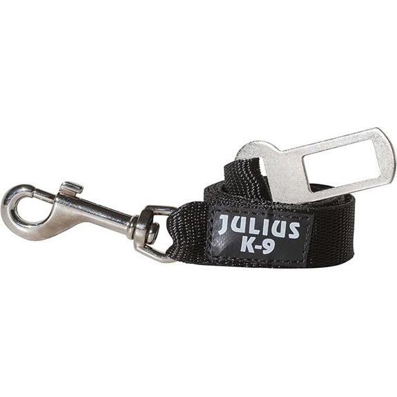 Julius-K9 Seat Belt Connecting For Dogs Size 1 Black