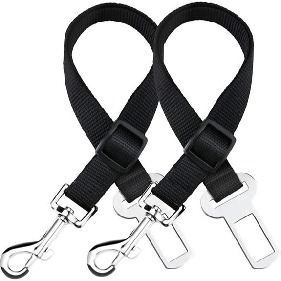 Trimming Shop Dog Seat Belts for Cars (2 Pcs)