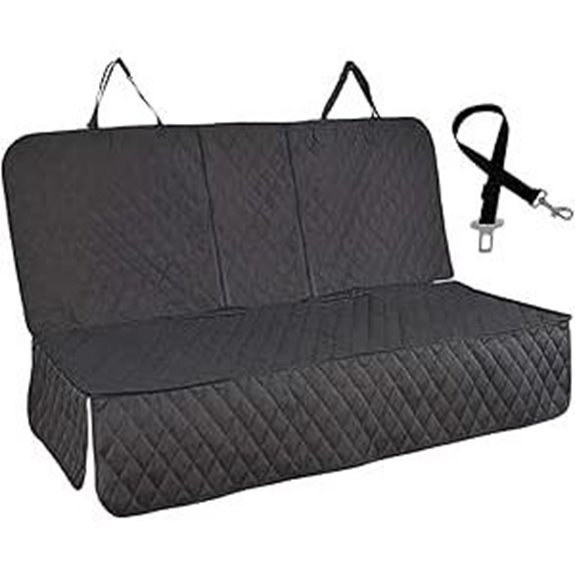 Honest Dog Car Seat Cover with Mesh Window