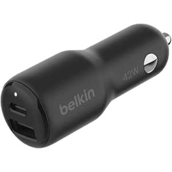 Belkin BoostCharge Dual Car Charger 42W - Black