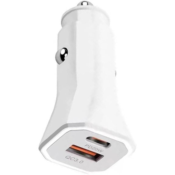38W Fast Charging Car Adapter with Double Ports