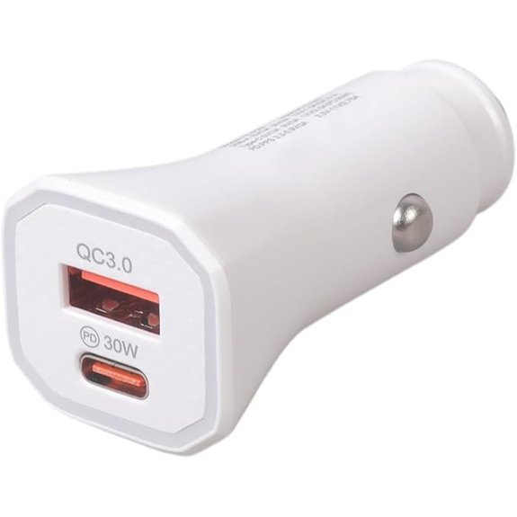 38W Fast Charging Car Adapter with Double Ports