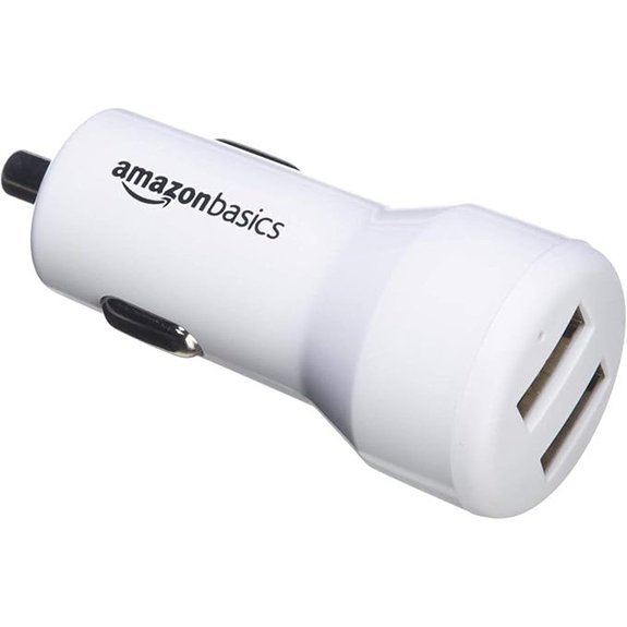 Amazon Basics Dual USB Car Charger (4.8 Amp)