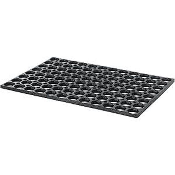 Honeycomb Outdoor Rubber Doormat Boot Scraper Mat