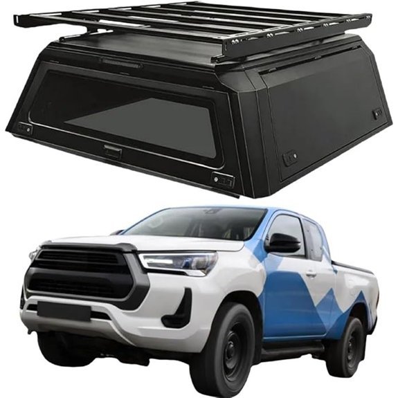 Steel Truck Hard Tri Fold Tonneau Cover