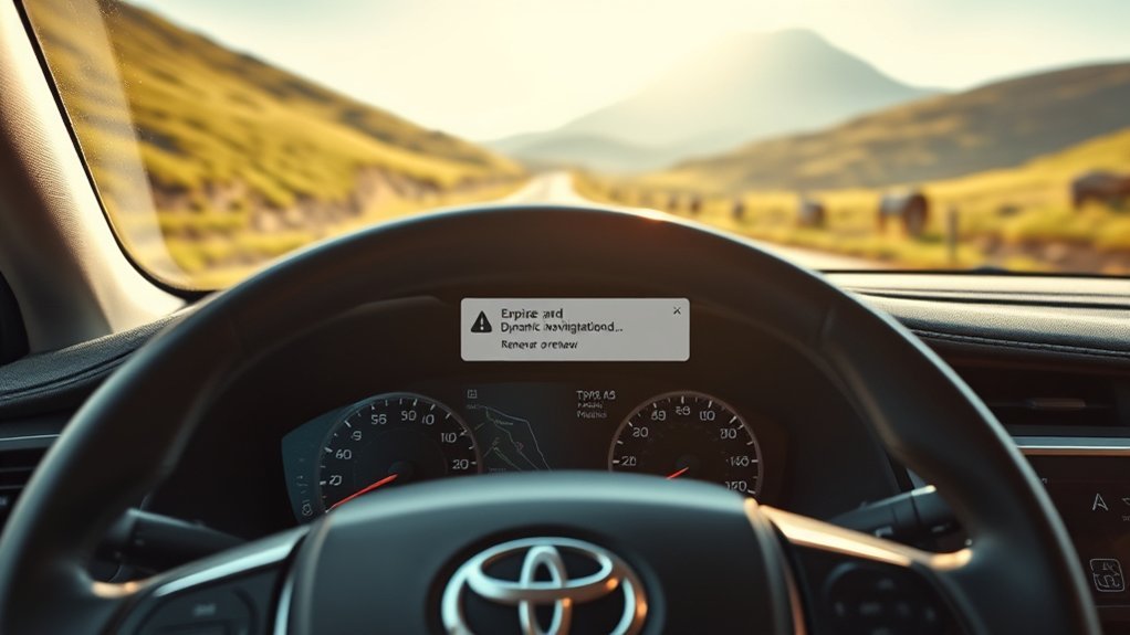 dynamic navigation subscription expiration