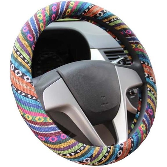 Mayco Bell Ethnic Style Steering Wheel Cover