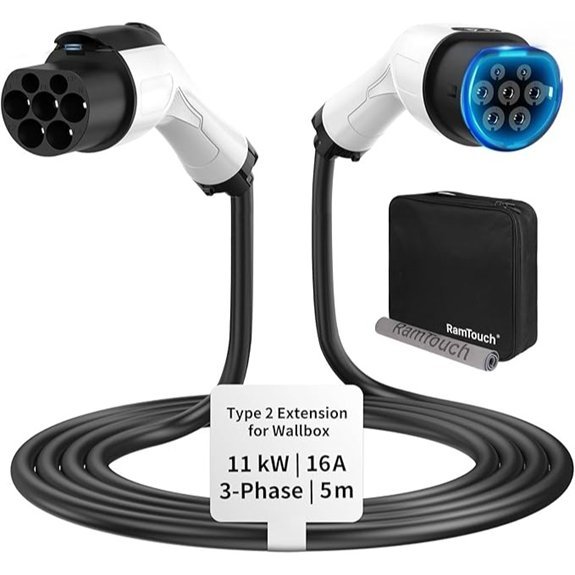 RamTouch EV Charger Extension Cable (16 A 5 m)