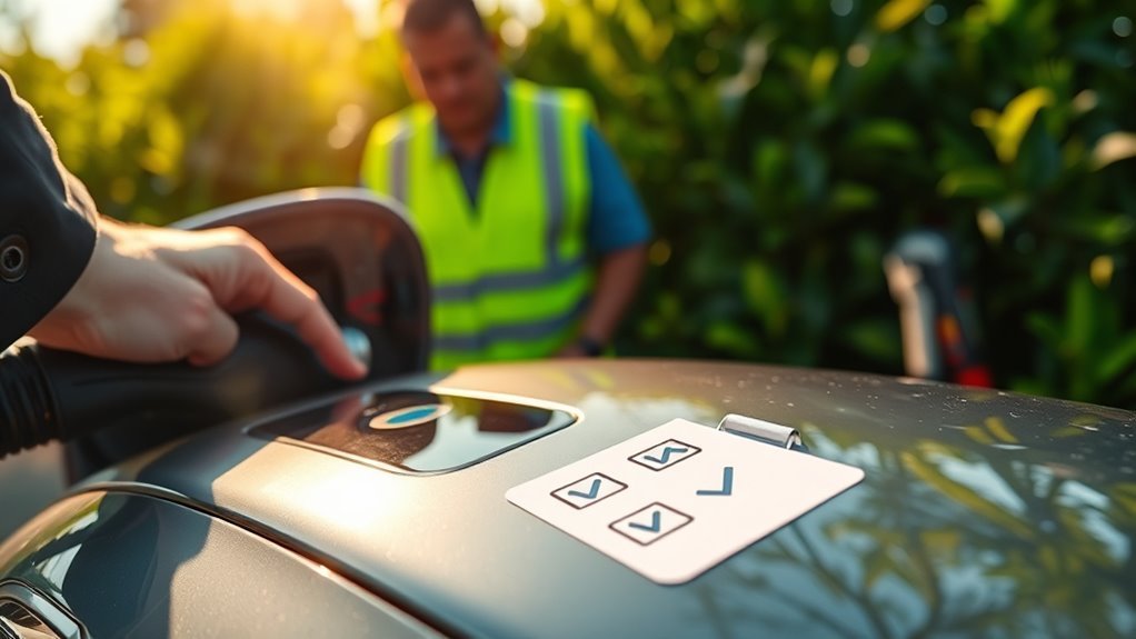 ev charger inspection frequency