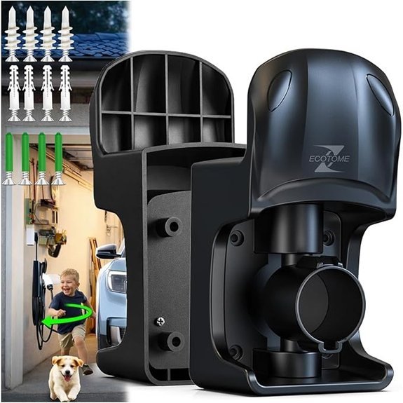 Ecotome EV Charging Cable Holder Wall Mount