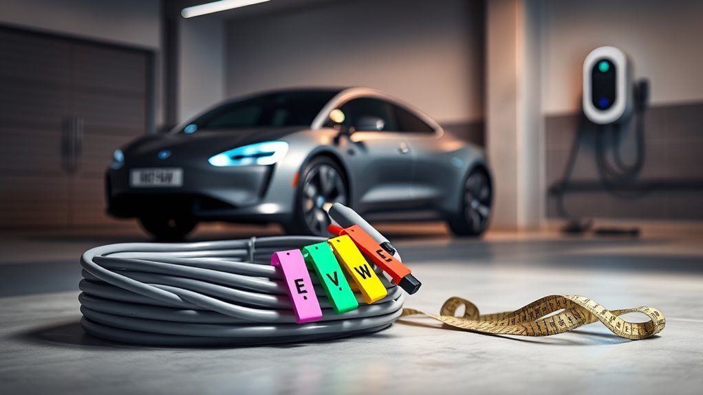 ev charging cable length