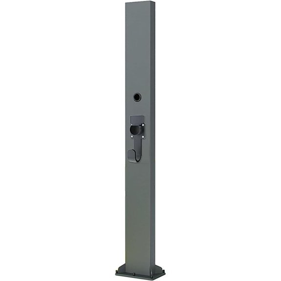 Outdoor Electric Vehicle Charging Pedestal Stand