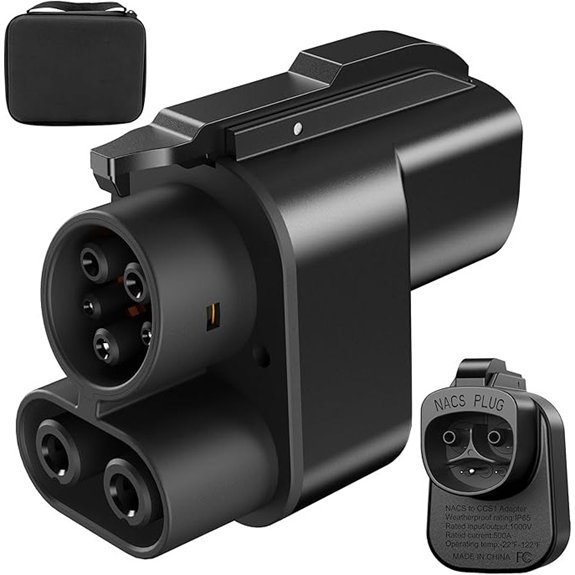 Blshwez NACS to CCS1 Adapter for EV Fast Charging