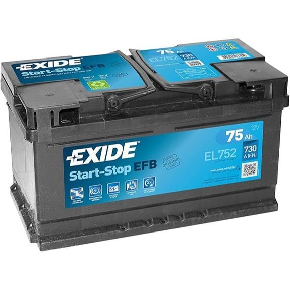 Exide 110 EFB Car Battery 75Ah EL752