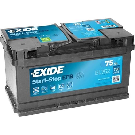 Exide 110 EFB Car Battery 75Ah EL752