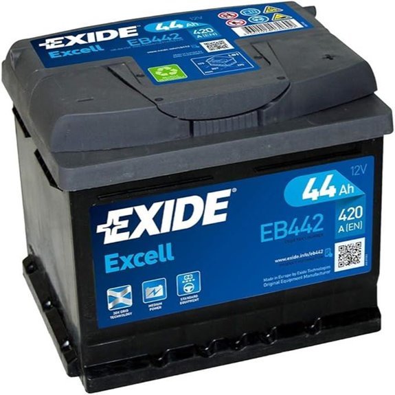 Exide Excell Car Battery 44Ah
