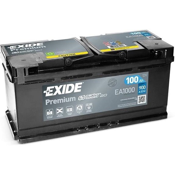 Exide Premium Carbon Boost Car Battery 100AH 900A/EN EA1000