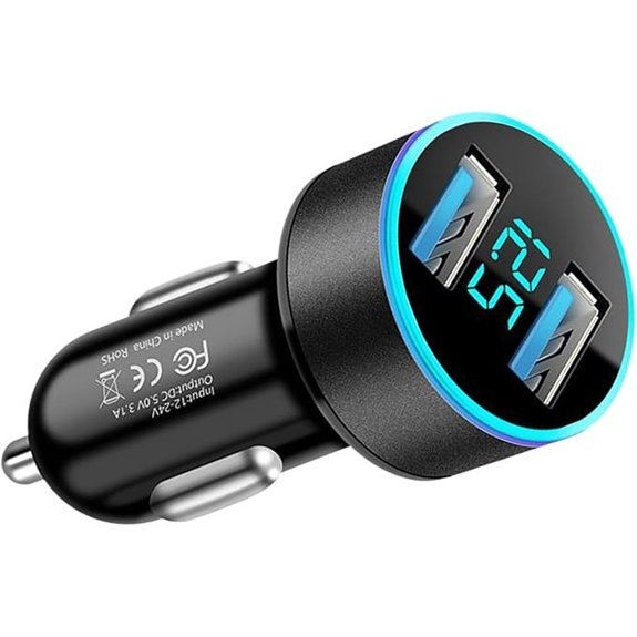 Car Phone Charger with Fast Charge and Protection