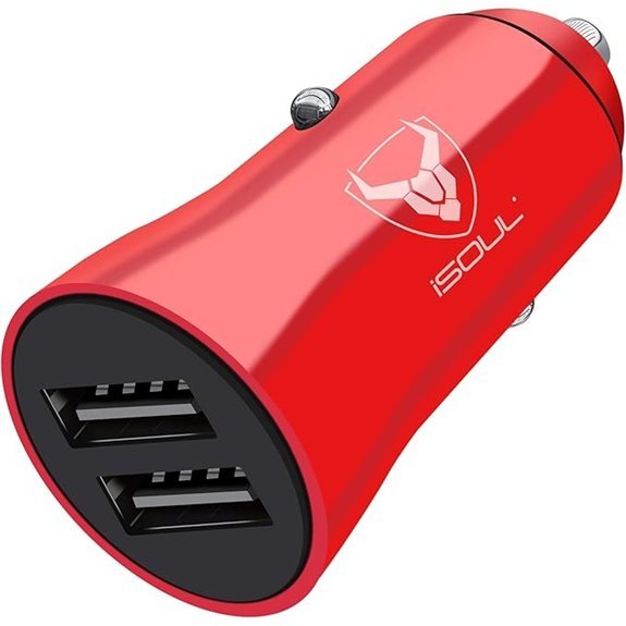 iSOUL 2-Port USB Car Charger Adapter (Fast Charging)