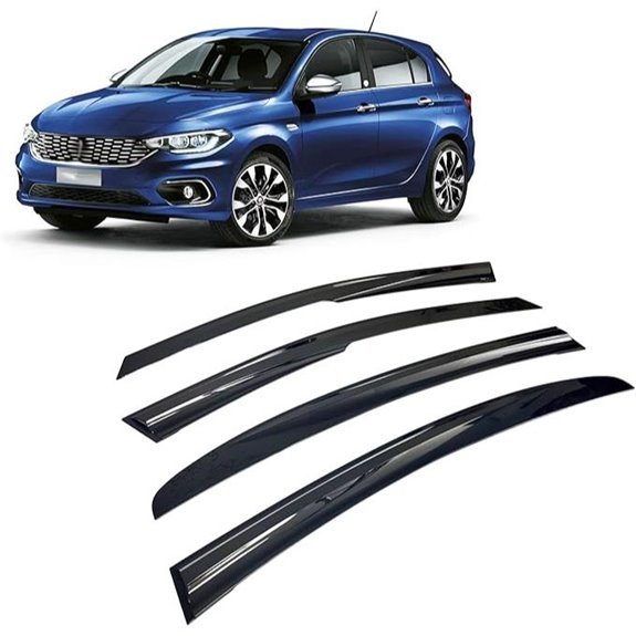 Wind Deflectors Compatible with Fiat Tipo (Pack of 4)