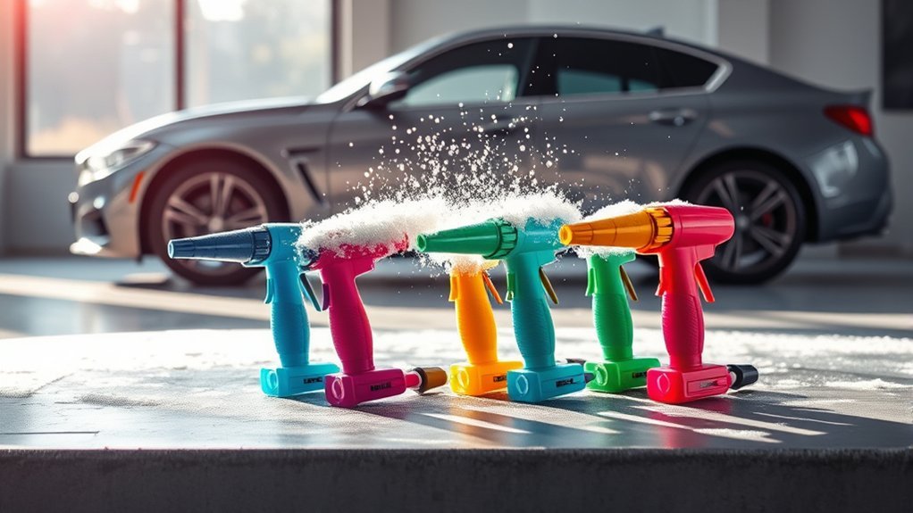 foam cannons for car care