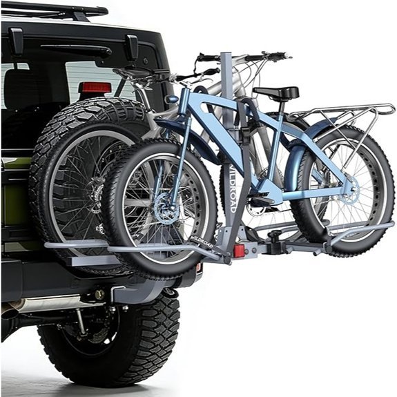 WILDROAD Foldable Hitch Bike Rack for 2 Bikes