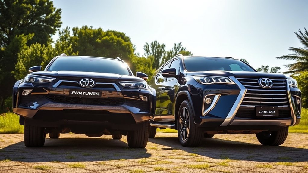 fortuner and legender comparison