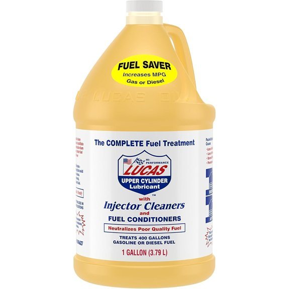 Lucas Oil 10013 Fuel Treatment-3.78L clear yellow
