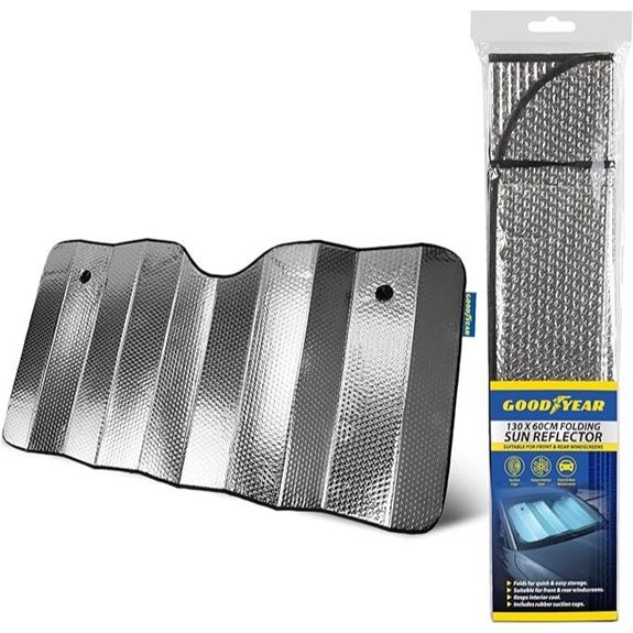 Goodyear Folding Windshield Sun Shade (130x60cm)