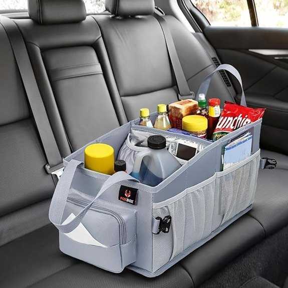 Car Seat and Trunk Organizer (Grey)