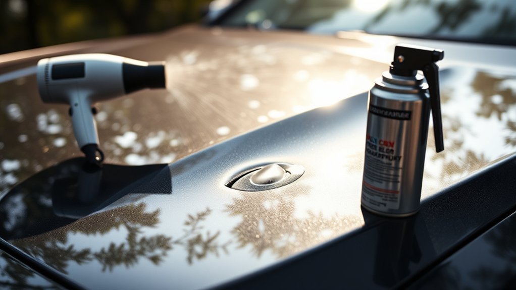 hair dryer dent repair