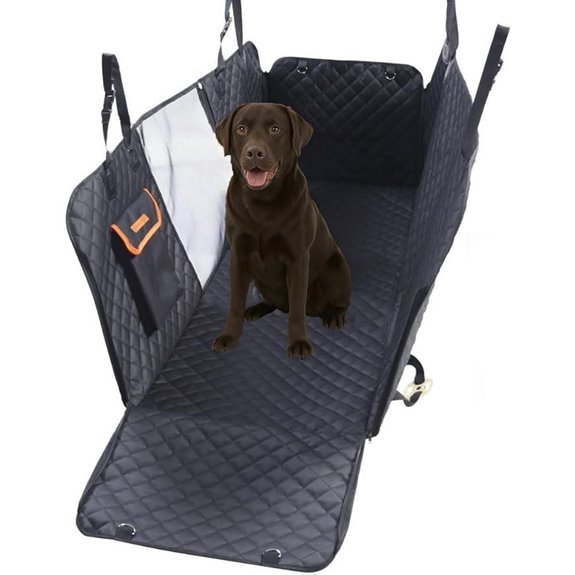 Dog Car Seat Cover Hammock with Mesh Window