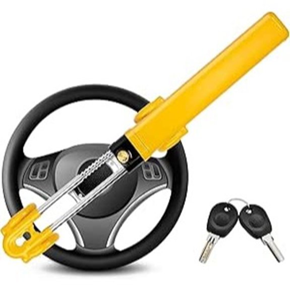 Steering Wheel Lock Heavy Duty Anti-Theft Device