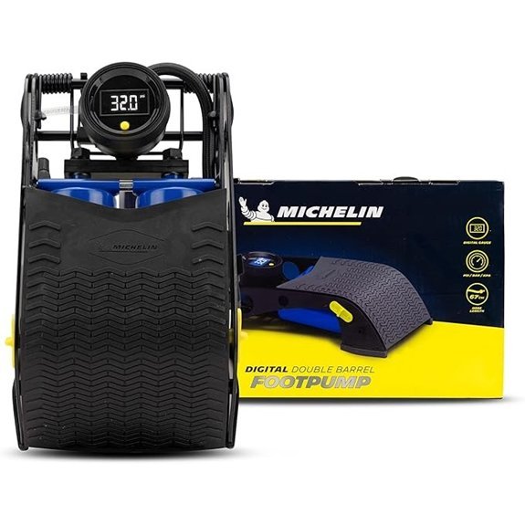 MICHELIN Heavy Duty Digital Foot Pump with Gauge