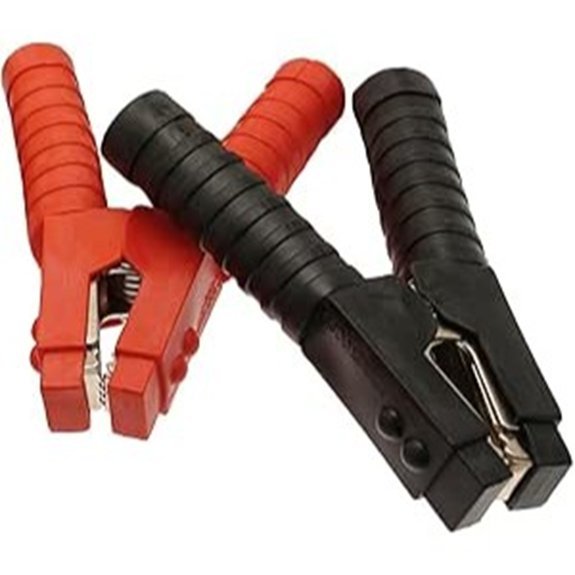 Maypole 2 x Heavy Duty Fully Insulated Jump Lead Clips 600A Peak Rating