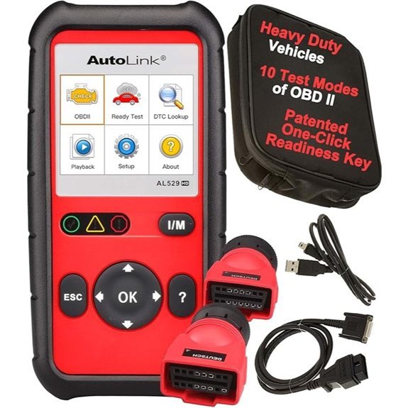 Autel AutoLink AL529HD Heavy Duty OBD2 Scanner