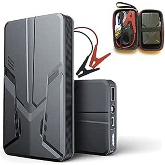 30000mAh Car Jump Starter Power Bank with LED Light