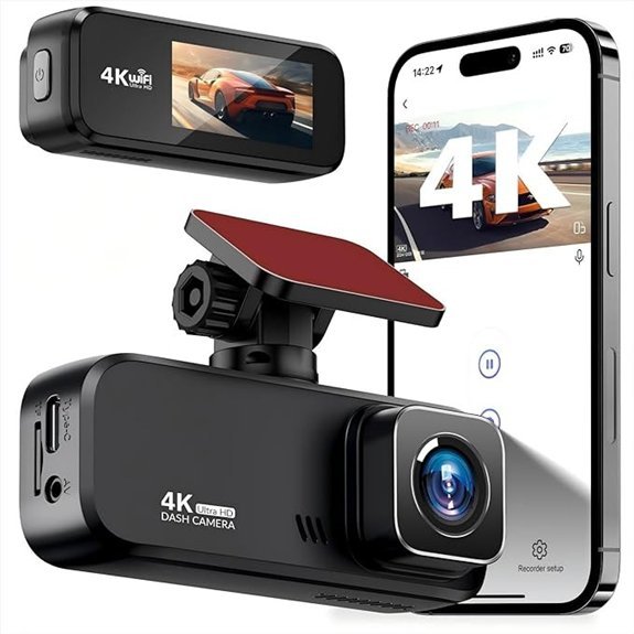 4K Ultra HD Dash Cam for Cars
