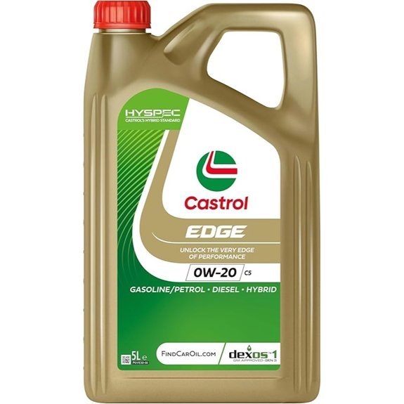 Castrol EDGE 0W-20 C5 Engine Oil 5L Gold