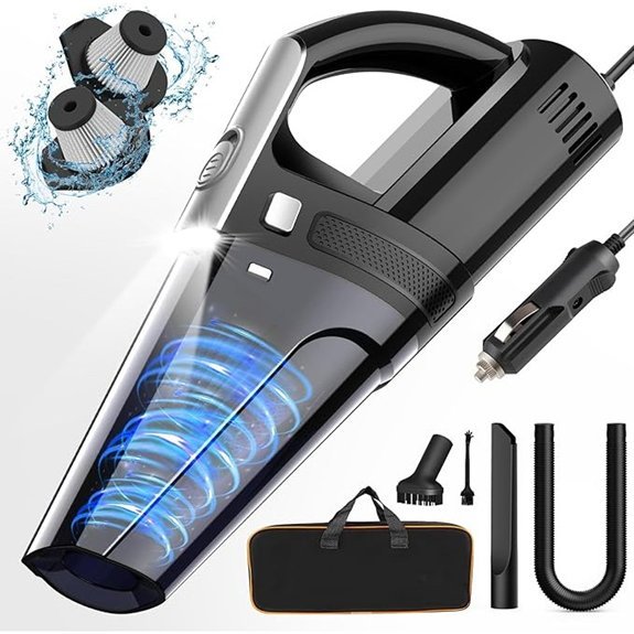 Portable Car Vacuum Cleaner with 7000PA Suction