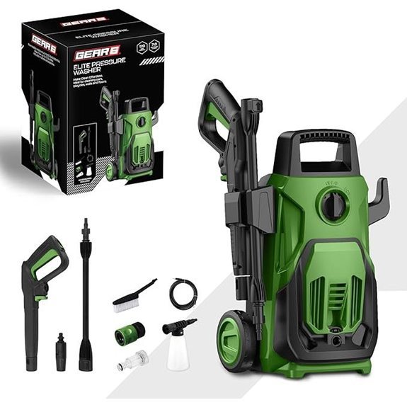 Portable 1600W High Pressure Washer with Accessories
