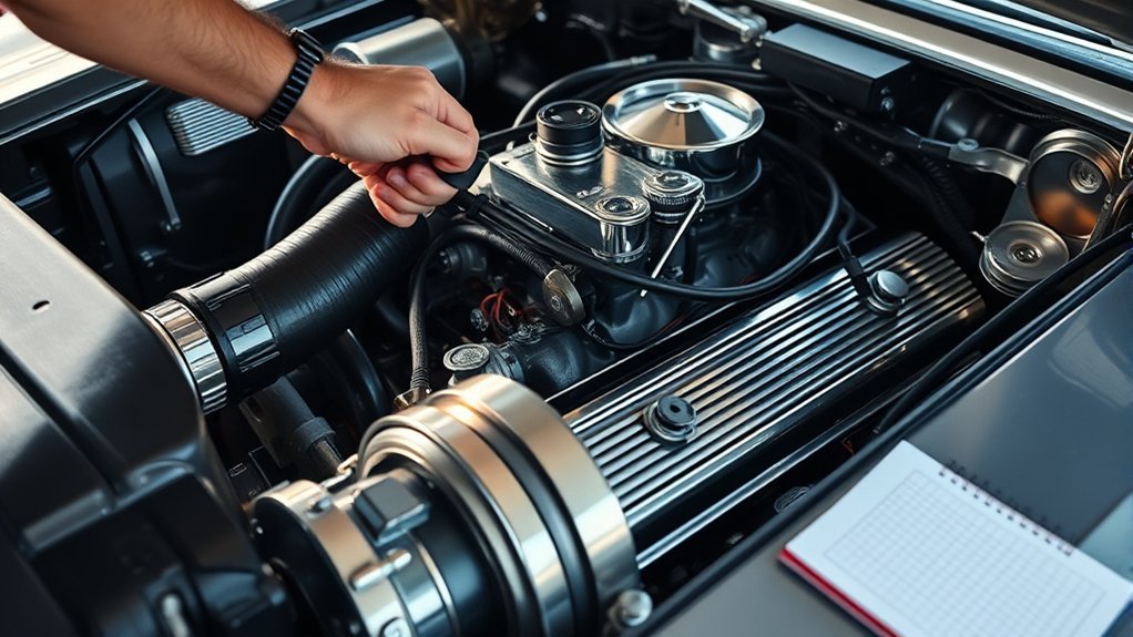 inspect fluids and components