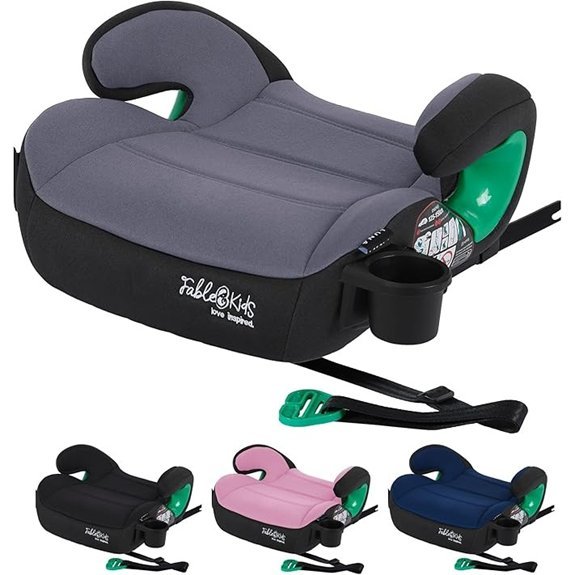 Booster Seat for Children with Isofix and Cup Holder