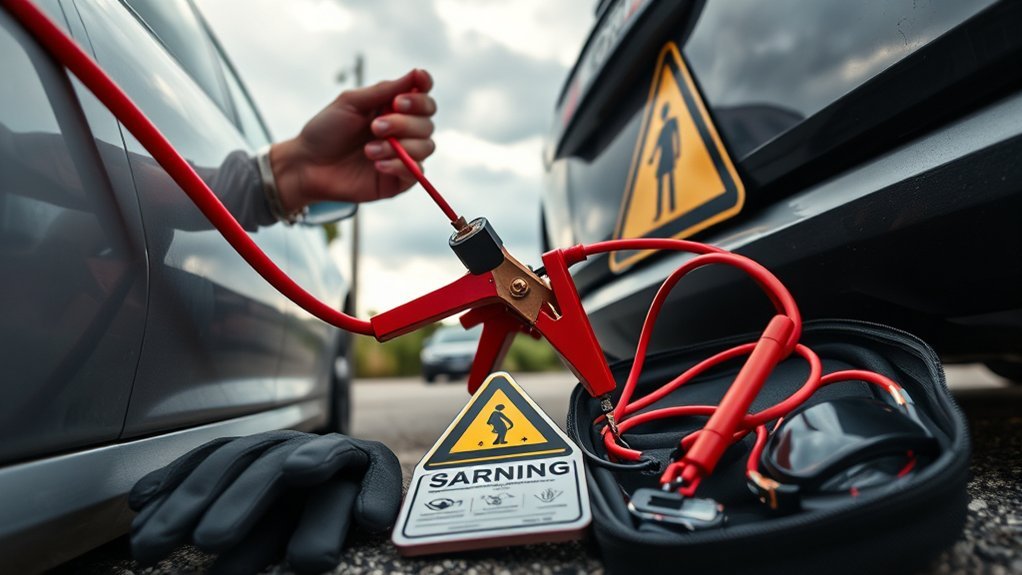 jump start safety precautions