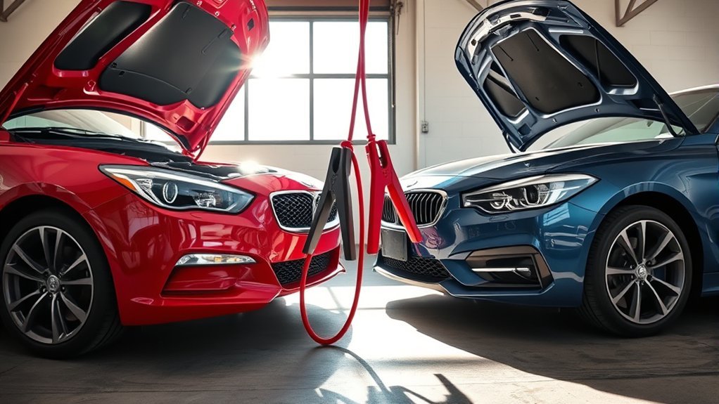 jump start with donor vehicle