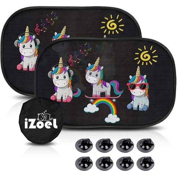 iZoeL Car Sun Shade for Kids (2 Pack)