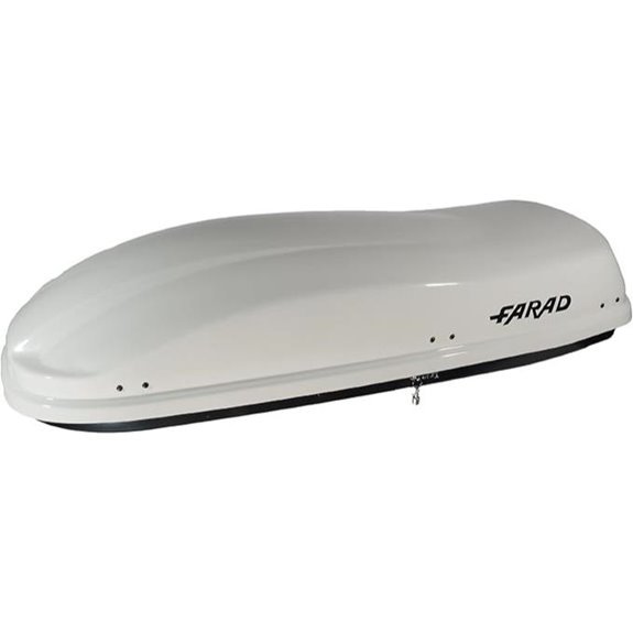 Farad F3 Shine White 480 Litre Roof Box