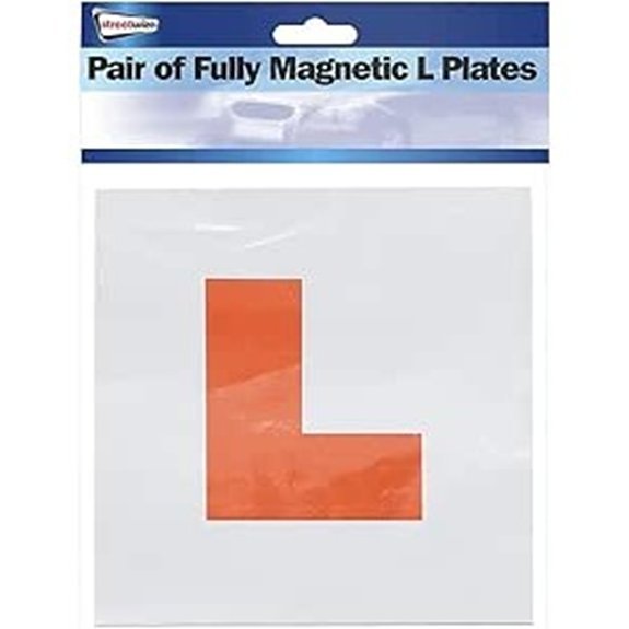 Streetwize Magnetic Red L Plates for Learner Drivers
